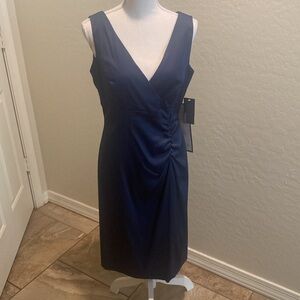 NWT - Blue Sleeveless Sheath dress